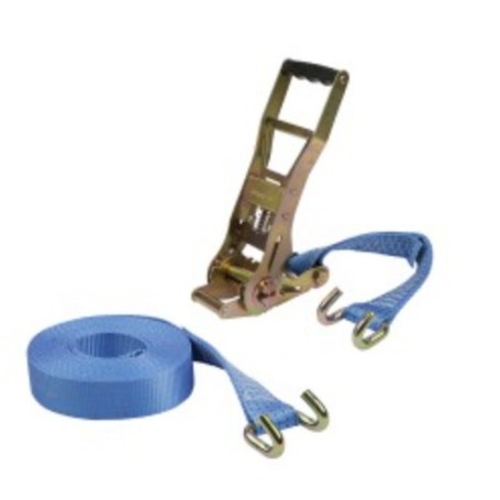 2-Part Heavy-Duty Ratchet Set Open Hook 25mm x 5m