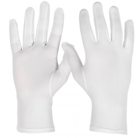White cotton glove s.9 safetop