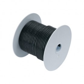 Tinned copper wire 12awg 3mm² black 3.6m ancor marine