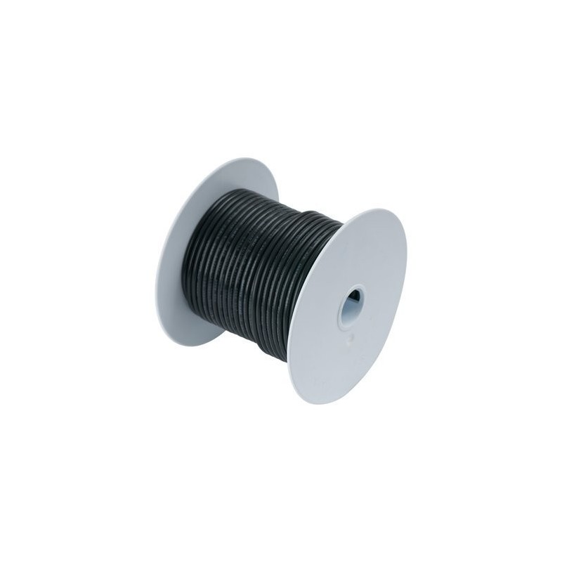 Tinned copper wire 12awg 3mm² black 3.6m ancor marine