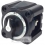 M-series mini on-off battery switch w/ knob black blue sea