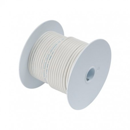 Tinned copper wire 16awg 1mm² white per meter ancor marine