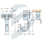 Gancho Oscilante Inox Lamp