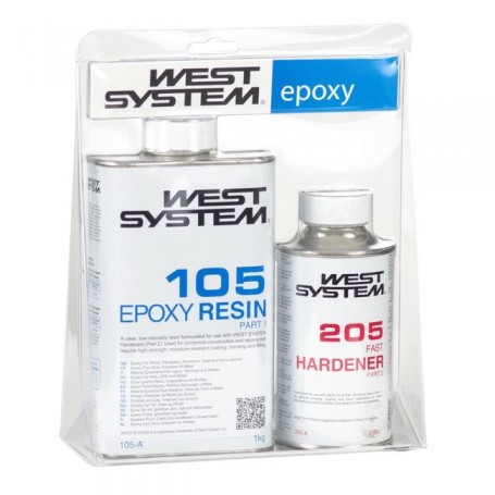 West System 105/205A Pack Resina 1.2Kg
