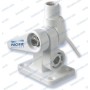 Vhf mount w/connector white base 81x63mm pacific aerials