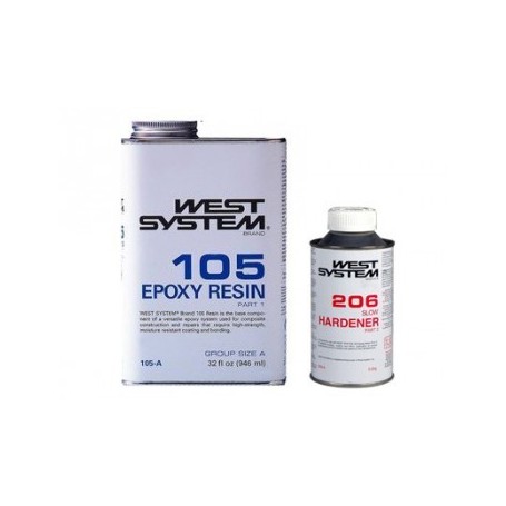 West System 105/206A Pack Resina 1.2Kg