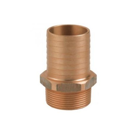 Hose connector bronze male 3/4"x20mm