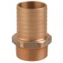 Hose connector bronze male 1-1/2"x45mm