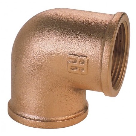 Bronze elbow 90º female-female 2" gd