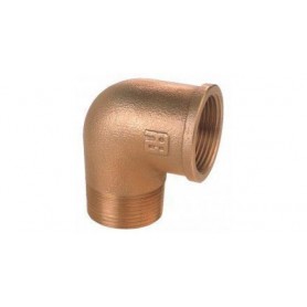 Codo Bronce M-H 90º 3/8" Gd