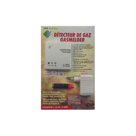 Inflammable gas detector