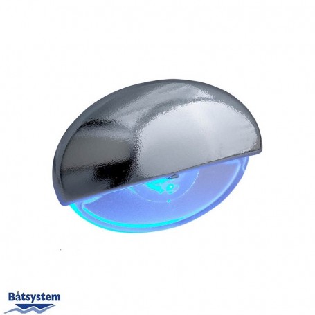 Batsystem 8871c steplight led cromado-luz azul ip66