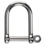 Grillete Recto Ancho Inox 6Mm
