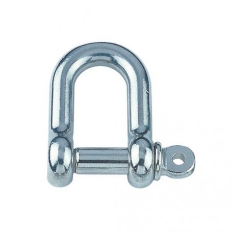 Straight Shackle 'D' S.Steel 6mm