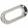 Pasacabos Recto Inox 140X64Mm