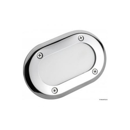 Stagna ovale flush mount light 1x20w chr