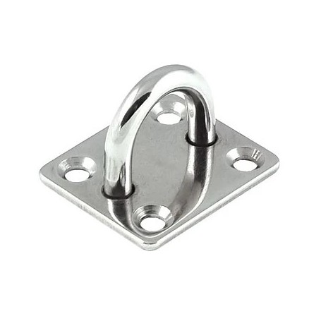 Eye plate s.steel 6x35x40mm