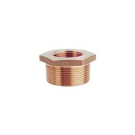 Reducción Hexagonal Bronce M-H 3/4"-1/2" Gd