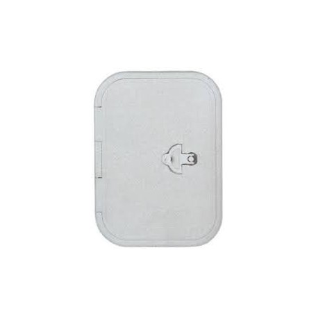 Access hatch w/ key white pvc 280x375mm