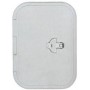 Tapa Blanca Con Llave Pvc 375X280Mm