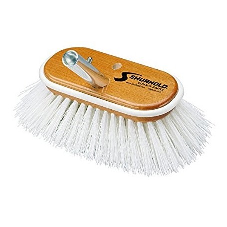 SHURHOLD 950 Deck Brush White Stiff 6" (15cm)