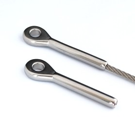 Terminal Ojo Inox 4Mm