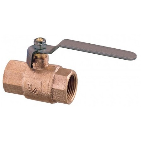 Bronze ball valve full flow f-f 1"