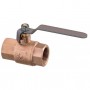 Bronze ball valve full flow f-f  1"1/2