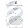 Base Montaje Asas Inox Secc Redonda