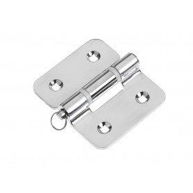Heavy duty symmetric hinge s.steel 184x82mm