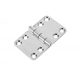 Symmetric heavy duty hinge s.steel 102x64mm
