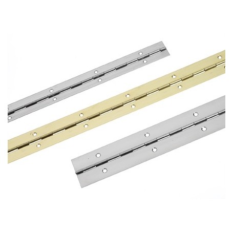 Piano hinge with holes s.steel 32mm