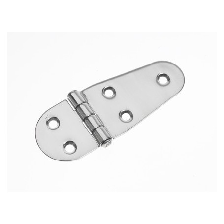 Asymmetric hinge centrum s.steel 107x40mm