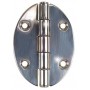 Hinge ellipse center s.steel 56x78x2mm