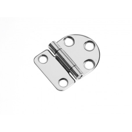 Asymmetric reversed hinge s.steel 40x30mm