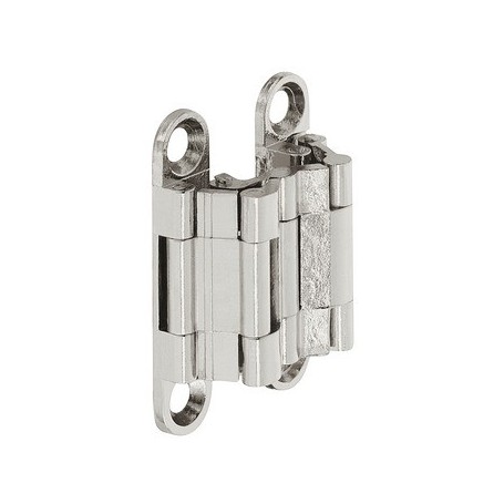 Invisible hinge sepa 180º chromed brass 39x28mm