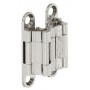 Invisible hinge sepa 180º chromed brass 39x28mm