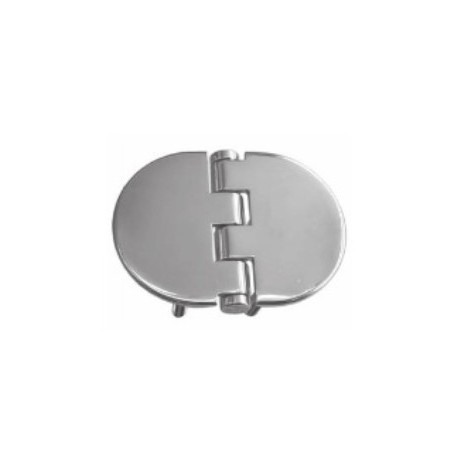 Bisagra Lisa C/ Esparragos Inox M6 85X60Mm
