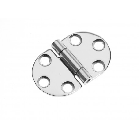 Symmetric reversed hinge s.steel 48x30mm