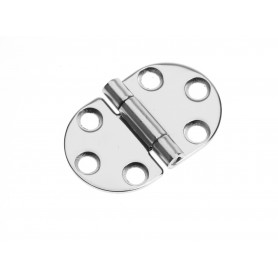 Symmetric hinge s.steel 48x30mm