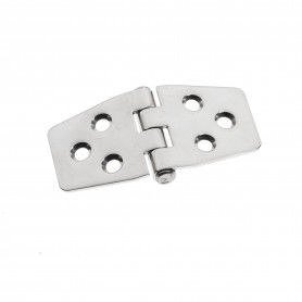 Symmetric hinge reversed s.steel 76x40mm