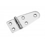 Asymmetric hinge s.steel 100x40mm