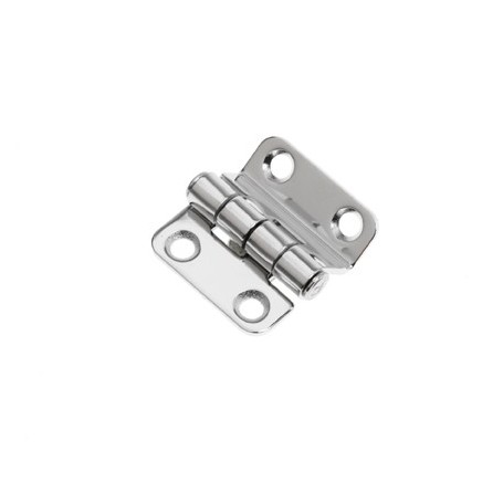 Asymmetric hinge s.steel 38x37x10mm