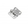 Asymmetric hinge s.steel 38x37x10mm