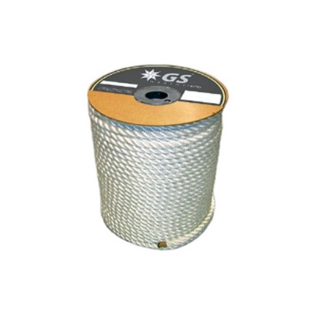 Mooring/anchor rope white 14mm high strength (per meter)