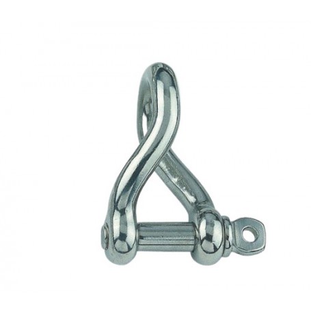 Twisted Shackle 'D' S.Steel 6mm