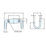 Gancho Doble Ew-65E Inox Lamp