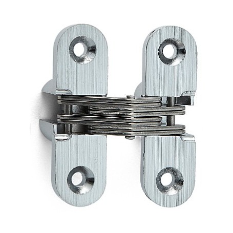 Bisagra Invisible Apertura 180º Inox-Zinc 45X35Mm