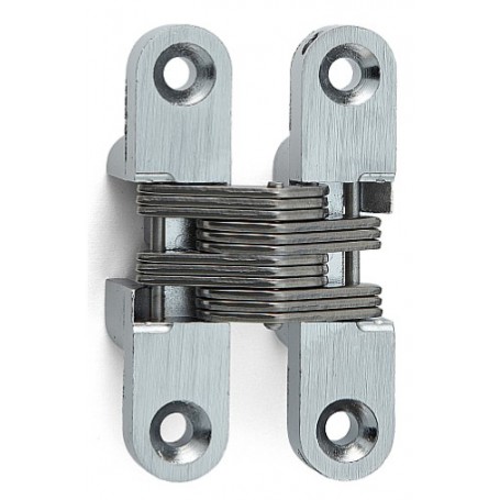 Bisagra Invisible Apertura 180º Inox-Zinc 60X35Mm