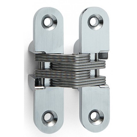 Bisagra Invisible Apertura 180º Inox-Zinc 70X42.5Mm